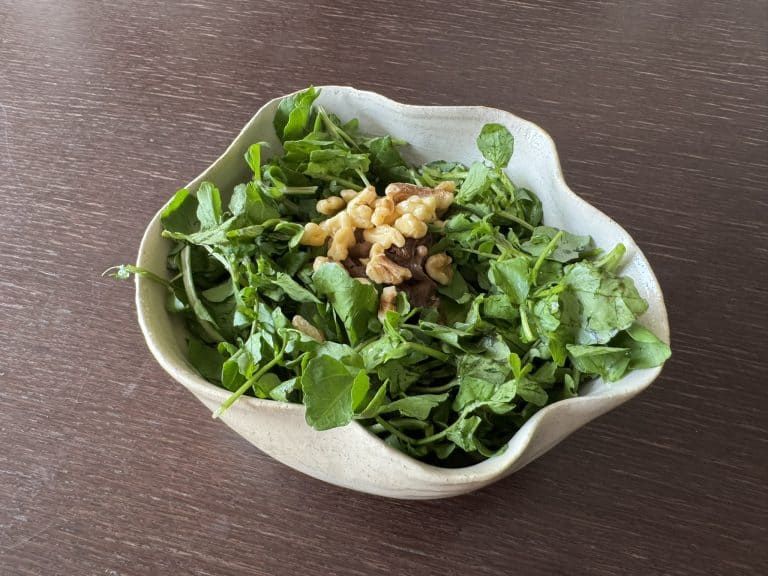 Beef and Watercress Rice Bowl牛肉とクレソンの丼