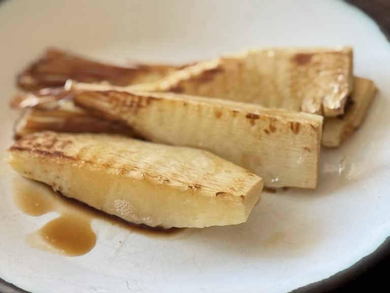 Pan-Grilled Fresh Bamboo Shoots 焼き筍