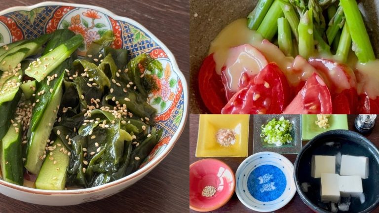 3 Easy Japanese Summer Side Dishes日本の夏の簡単副菜３選