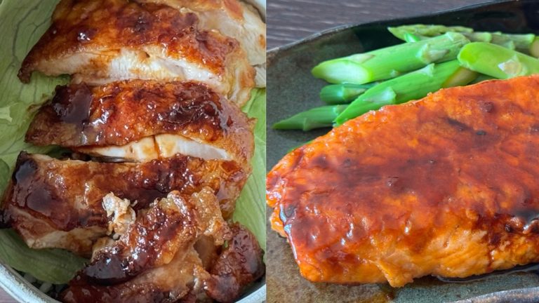 Homemade Teriyaki Chicken & Salmon 絶品！照り焼き