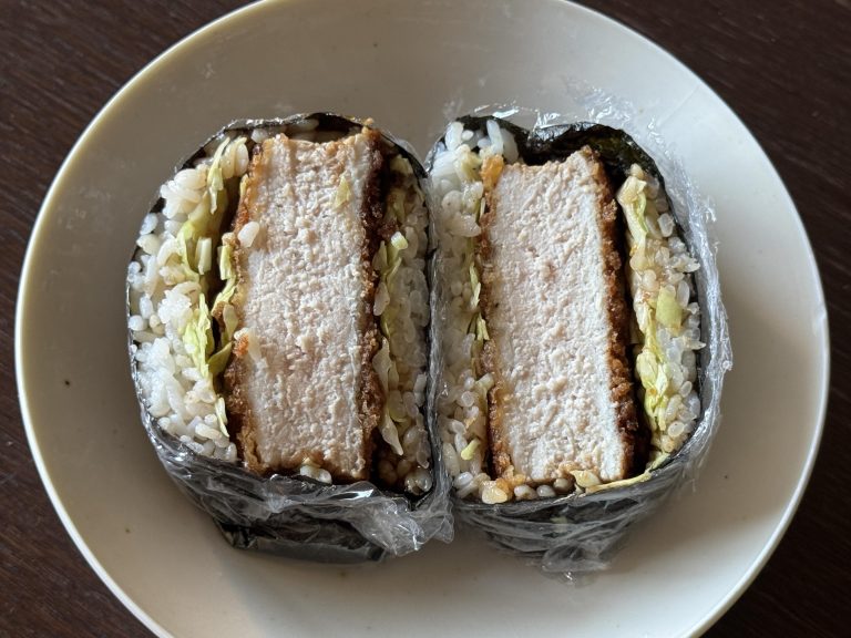 Tonkatsu Sushi Sandwichとんかつおにぎらず